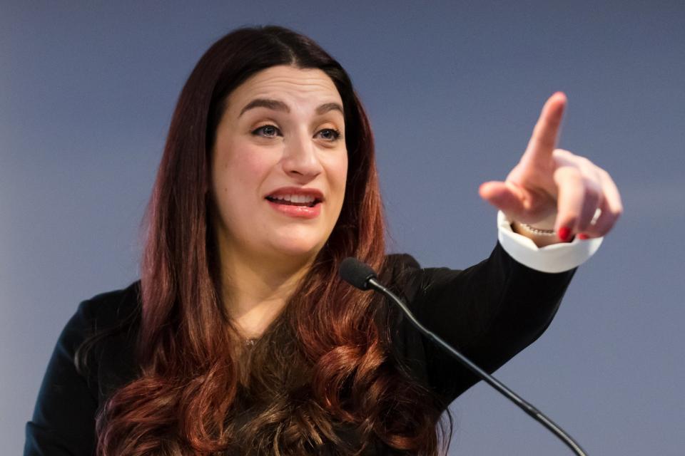 Luciana Berger said she resigned over Corbyn’s failure to tackle anti-Semitism (EPA)