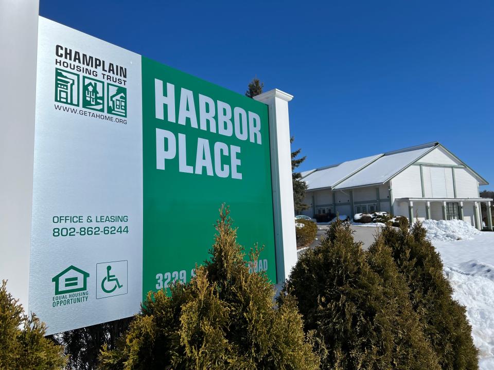 Harbor Place in Shelburne, pictured March 6, 2023, is one of the properties participating in Vermont's hotel voucher program, allowing housing insecure households to live there temporarily.