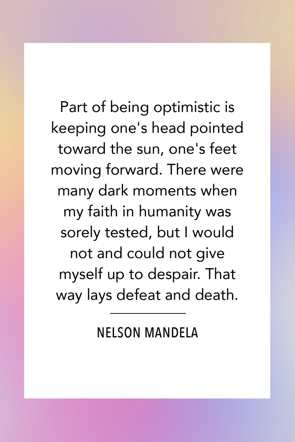 Nelson Mandela