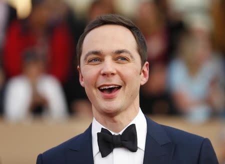 Actor Jim Parsons arrives at the 22nd Screen Actors Guild Awards in Los Angeles, California January 30, 2016. REUTERS/Mike Blake