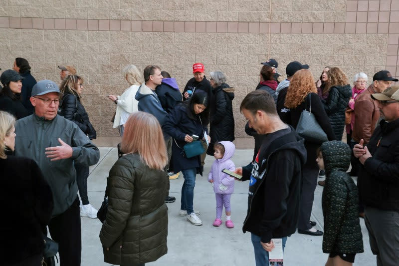 FILE PHOTO: Republican presidential caucus in Las Vegas