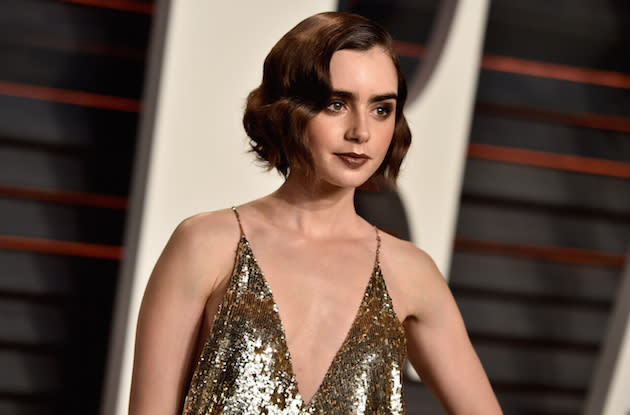 Lily Collins Wore Chanel For The 'Half Hour With' Press Panel