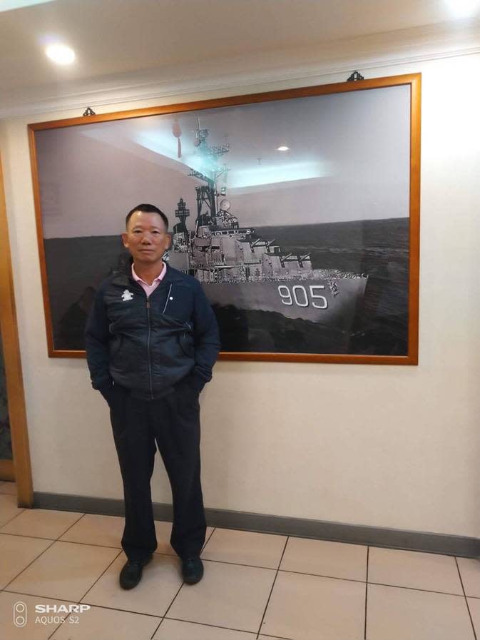 夏復翔曾任海軍岳陽艦艦長、海軍兩棲艦長。翻攝國家藝術聯盟網站