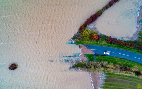 More than 1,000 acres of farmland in Lincolnshire have been submerged  - Credit: Geoff Robinson&nbsp;&nbsp;