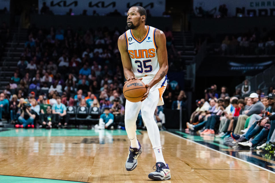 Kevin Durant。（Photo by Jacob Kupferman/Getty Images）