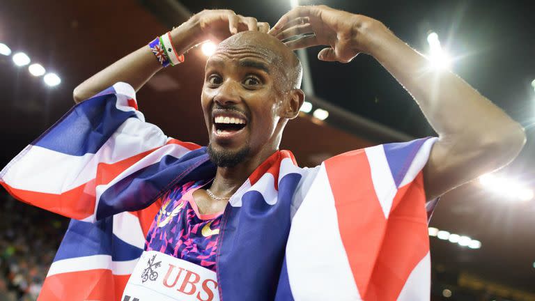 La celebración de Mo Farah