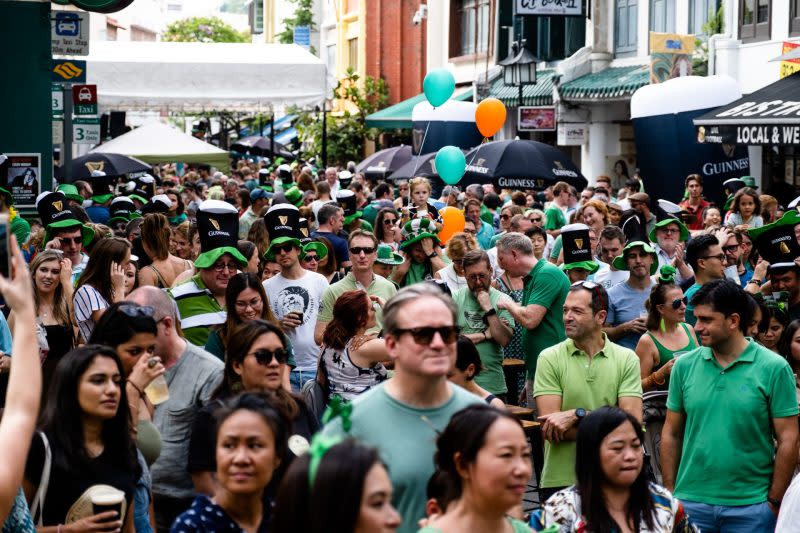 St. Patrick's Day Street Festival — Crowd