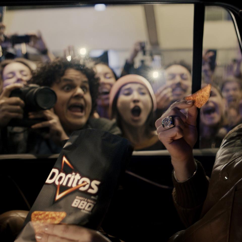 Doritos Teases Super Bowl Commercial Starring 'Mystery' Celebrity and Their New Sweet & Tangy BBQ Chips