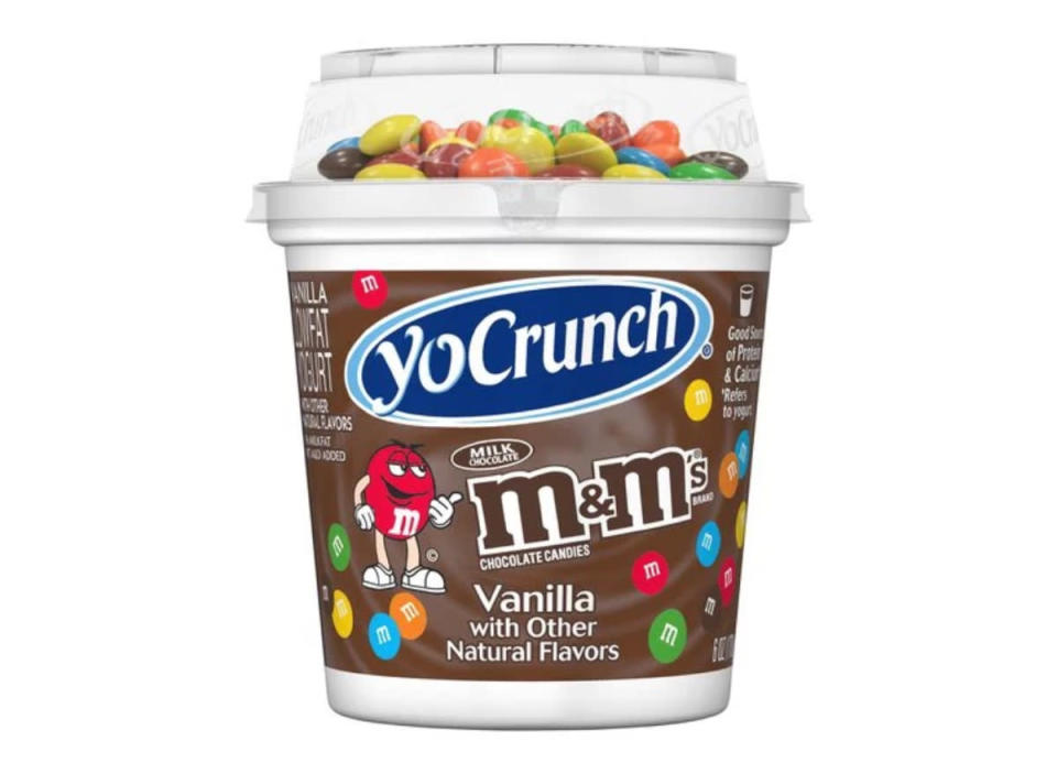 m&amp;m yocrunch yogurt