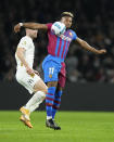 Barcelona's Adama Traoré attempts to control the ball during their friendly soccer match against the A-League All Stars' at Stadium Australia in Sydney, Australia, Wednesday, May 25, 2022. (AP Photo/Rick Rycroft)