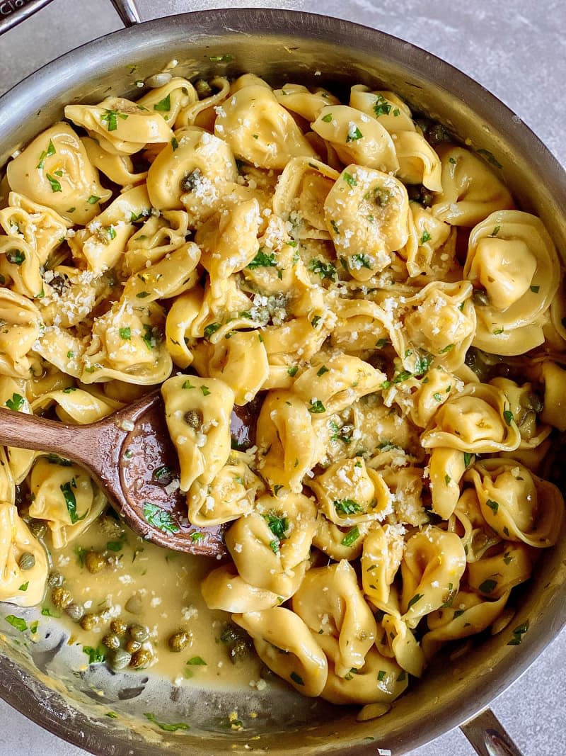 One-Pan Tortellini Piccata