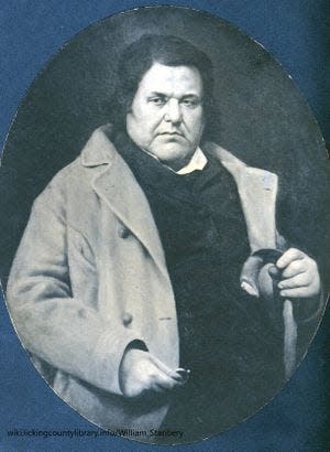 Lawyer and future U.S. Representative William Stanbery represented Peter Diamond in an 1825 murder trial.