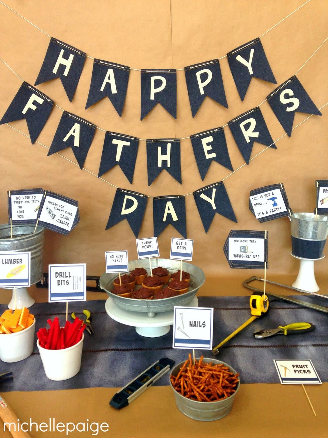 fathers day decorations tool theme party