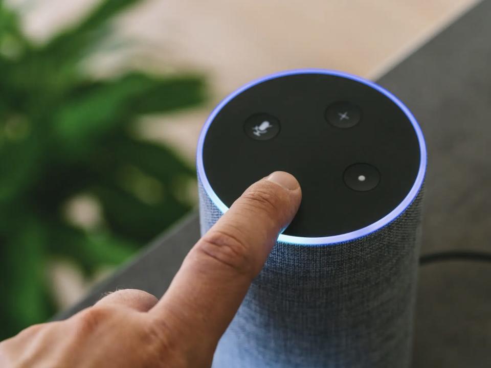 An Amazon Alexa device