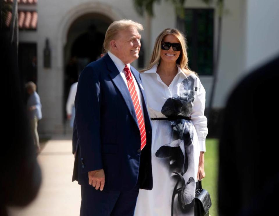 Hicks said that Trump was concerned that Melania would see an article detailing allegations of his affair with Karen McDougal. Meghan McCarthy / USA TODAY NETWORK