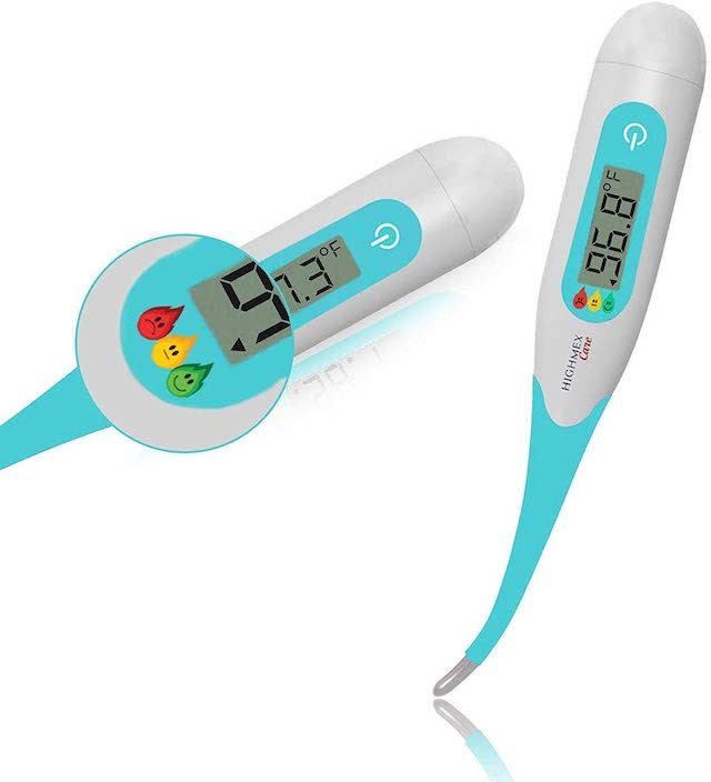 Baby Rectal Thermometer with Fever Indicator - Easy@Home Perfect Newbo