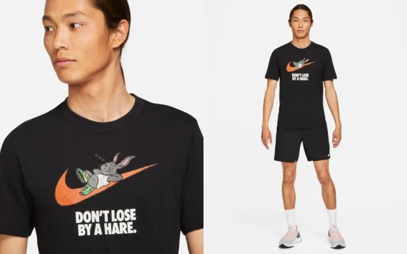 Nike推出新款兔子設計T-Shirt，再度惹怒中國網友。（圖／翻攝自Nike官網）