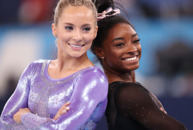 Simone Biles festejó su primera medalla dorada de estos JJ. OO. con una dura respuesta contra una excompañera que la había criticado, MyKayla Skinner