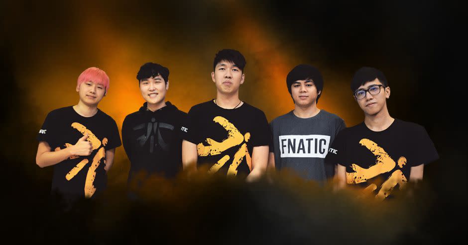 Fnatic’s new Dota 2 team is SEA-based. (Fnatic)