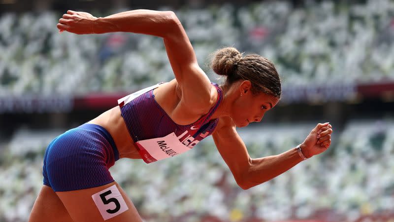 Athletics - Women's 400m Hurdles - Round 1