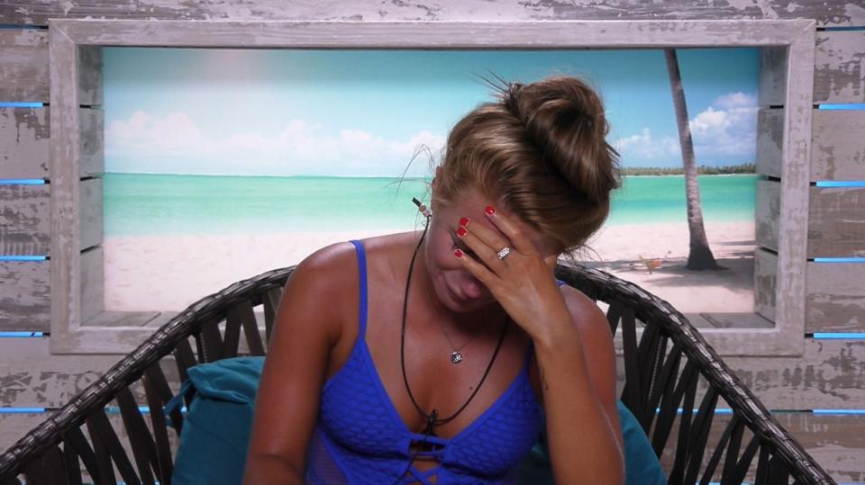 Dani Dyer was left n tears after being shown a clip of Jack and his ex. (REX)