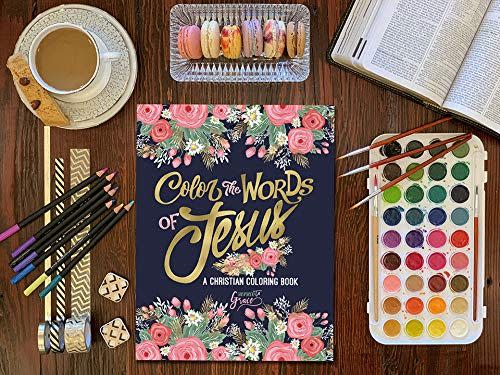 "Color the Words of Jesus" Coloring Book For Adults & Teens