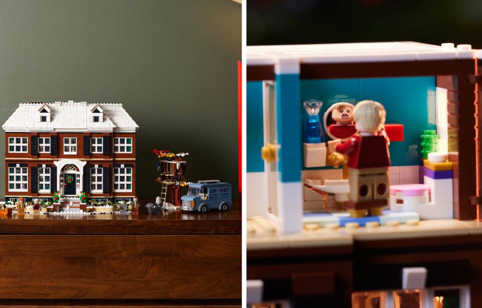 lego home alone christmas movie set