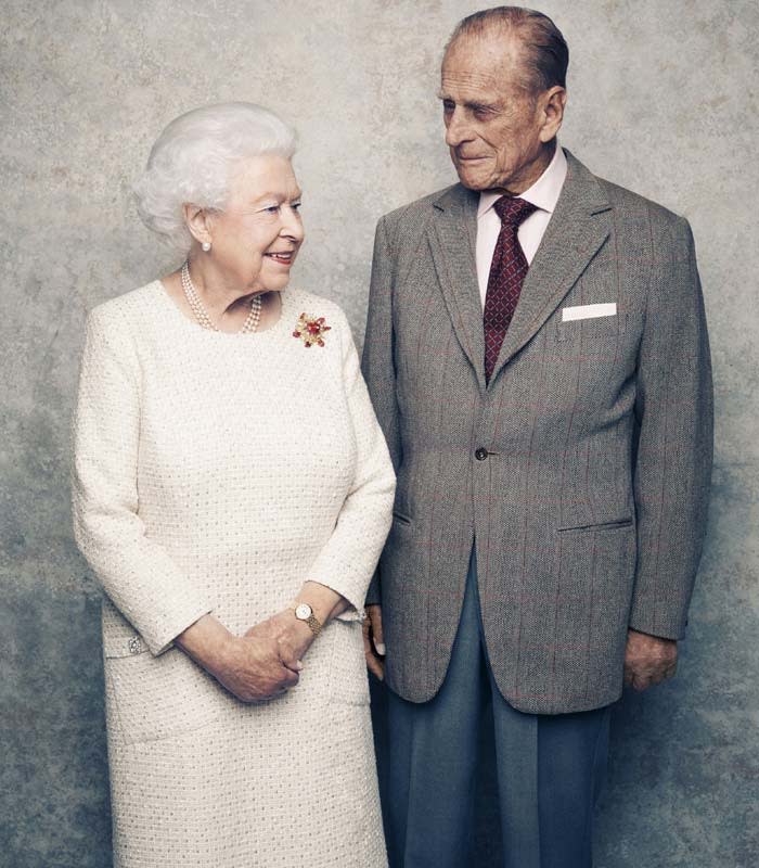 reina Isabel II y el duque de Edimburgo