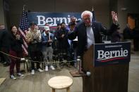 Democratic 2020 U.S. presidential candidate Sanders campaigns in Storm Lake, Iowa