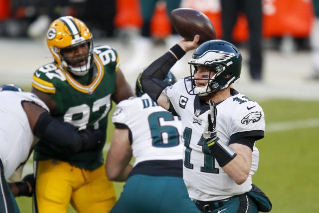 Eagles' Carson Wentz benched against Packers, Hurts gives a spark