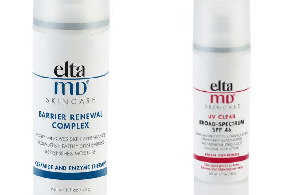 EltaMD Barrier Renewal Complex and EltaMD UV clear broad-spectrum SPF 46