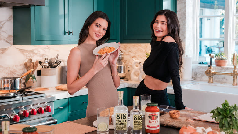 Kendall and Kylie Jenner pasta