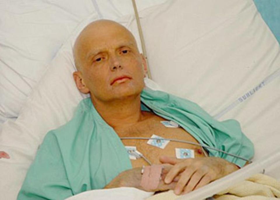 Former Russian spy Alexander Litvinenko in hospital after he was fatally poisoned