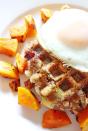<p>Waffles made from stuffing might sound a little strange, but trust us: This recipe is oh-so delicious. </p><p><strong>Get the recipe at <a href="http://www.ifyougiveablondeakitchen.com/2016/11/02/leftover-thanksgiving-stuffing-waffles/" rel="nofollow noopener" target="_blank" data-ylk="slk:If You Give A Blonde A Kitchen;elm:context_link;itc:0;sec:content-canvas" class="link ">If You Give A Blonde A Kitchen</a>. </strong></p>