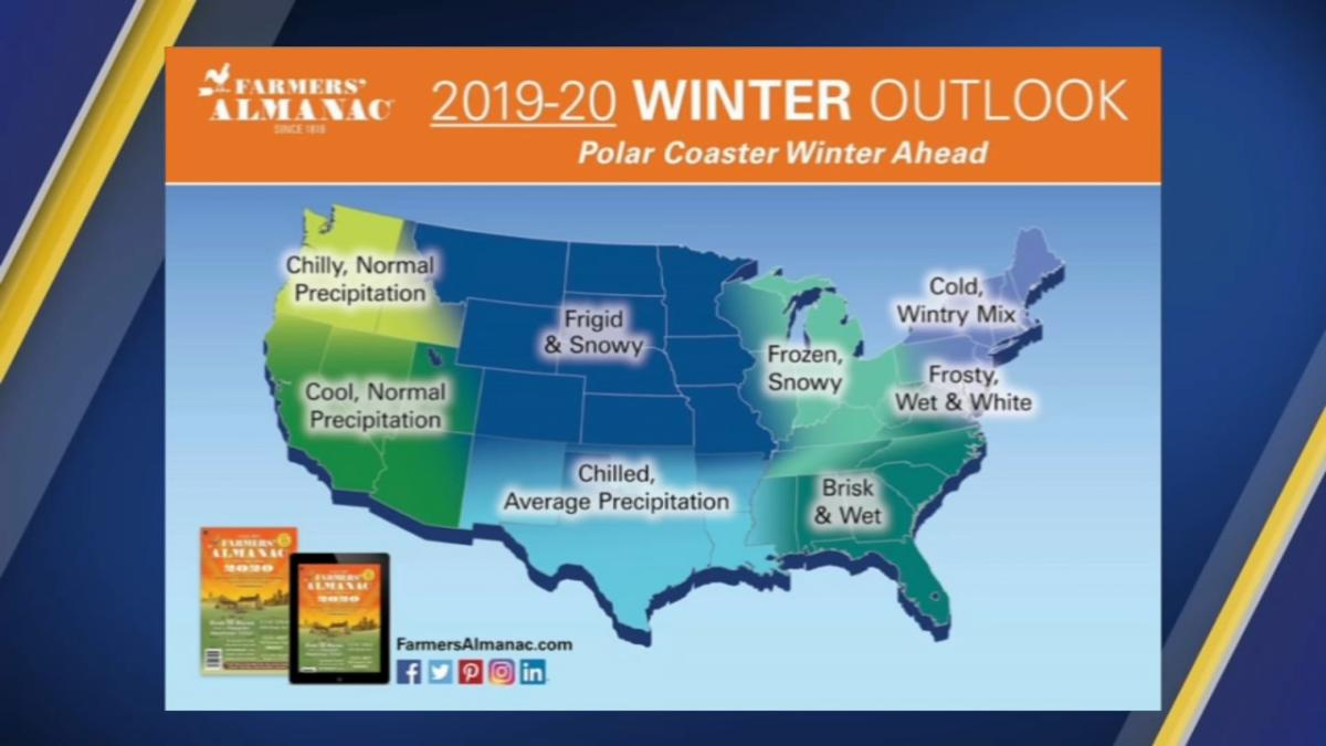 Farmers' Almanac predicts 'brisk, wet' winter for NC... so what does