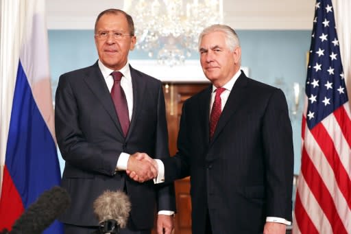 Lavrov with the then US Secretary of State Rex Tillerson in 2018. '"You cannot tango with Lavrov because he is not allowed to dance," Tillerson once said of his Russian counterpart