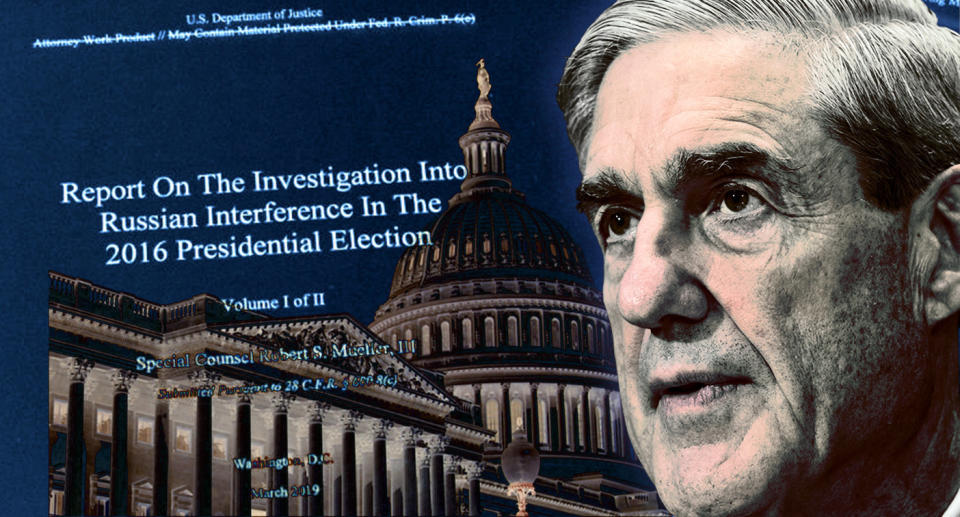Robert Mueller. (Photo illustration: Yahoo News; photos: AP)