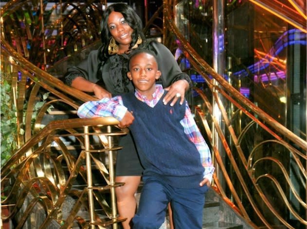 Nakiea Hampton and her son — Facebook