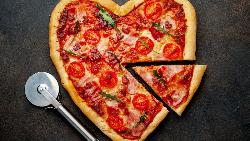 Is a heart-shaped pizza the way to your valentine’s heart?