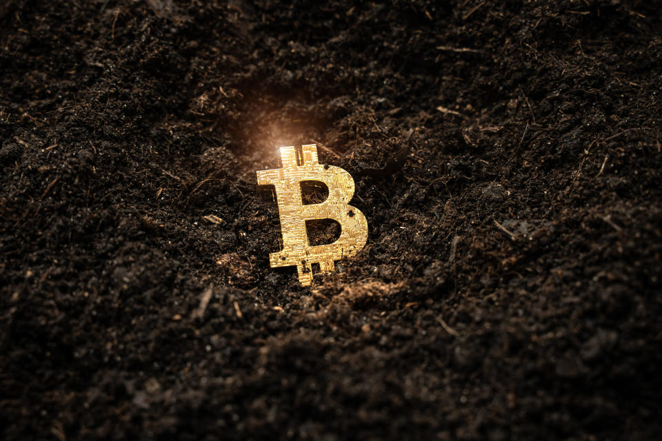 Bitcoin's (BTC-USD) price soared to yet another record, this time touching $62,818.62. Photo: Getty Images