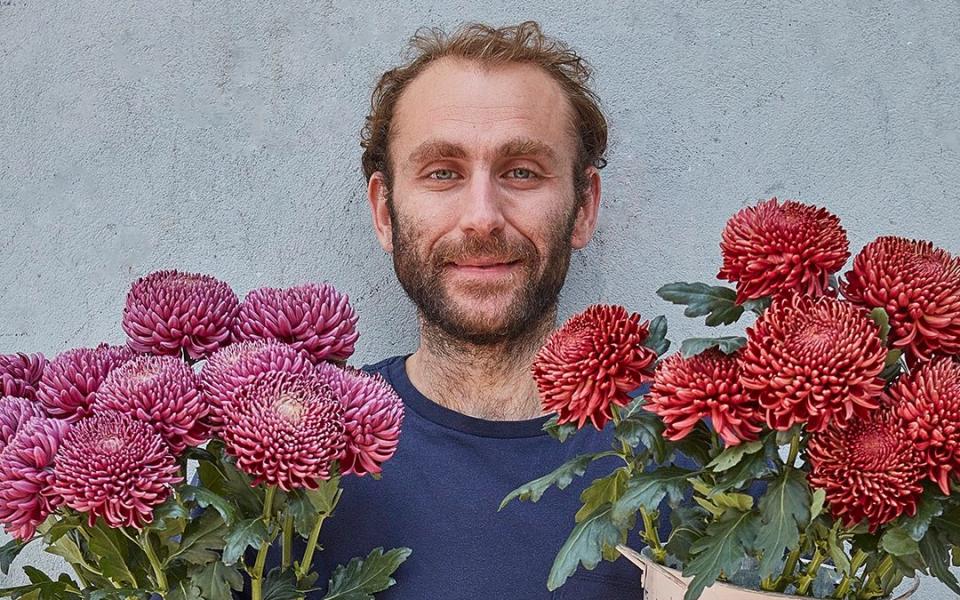 Freddie Garland isn't a fan of yellow tulips for Valentine's Day