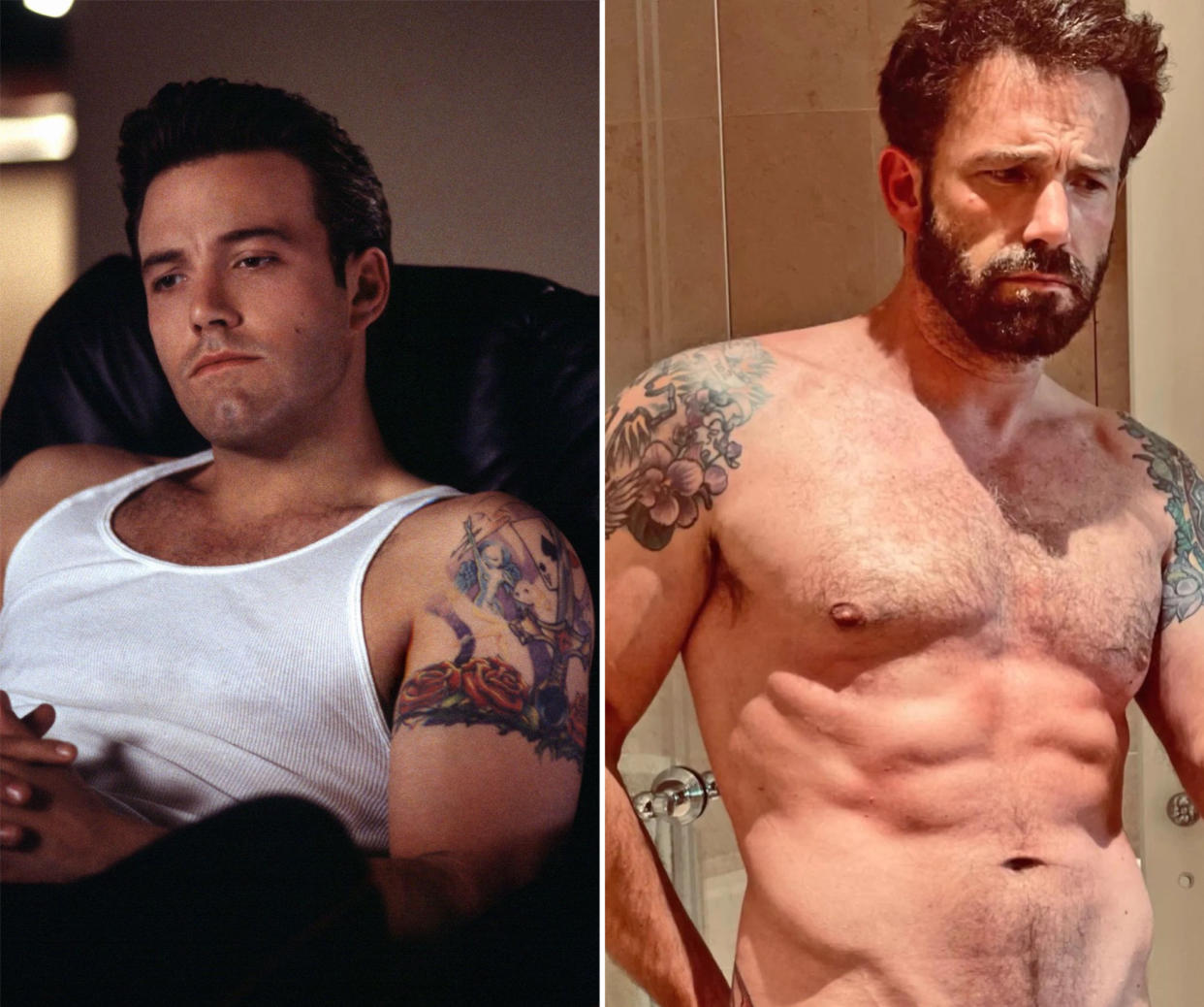 A Comprehensive Guide to Ben Affleck-s Shoulder- Back and Hip Tattoos