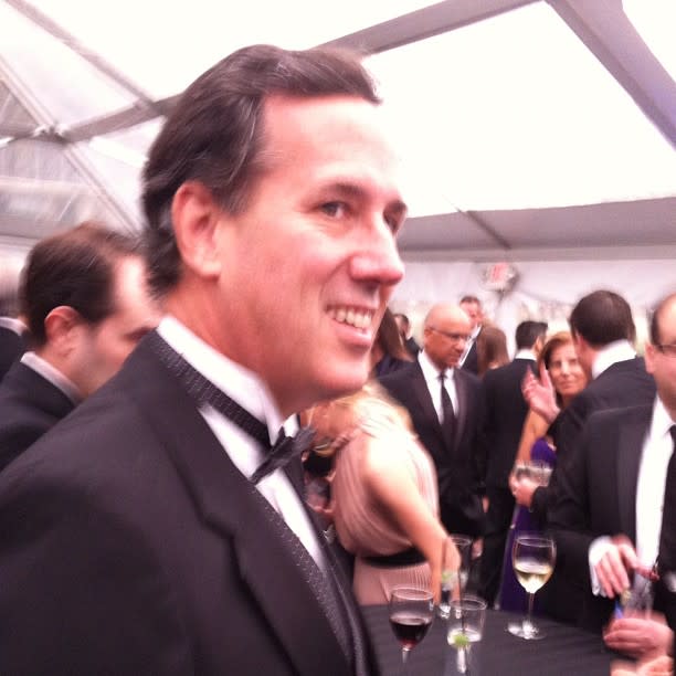 Rick Santorum crashed our party <a href="http://web.stagram.com/feed/#WHCD" rel="nofollow noopener" target="_blank" data-ylk="slk:#WHCD;elm:context_link;itc:0;sec:content-canvas" class="link ">#WHCD</a>