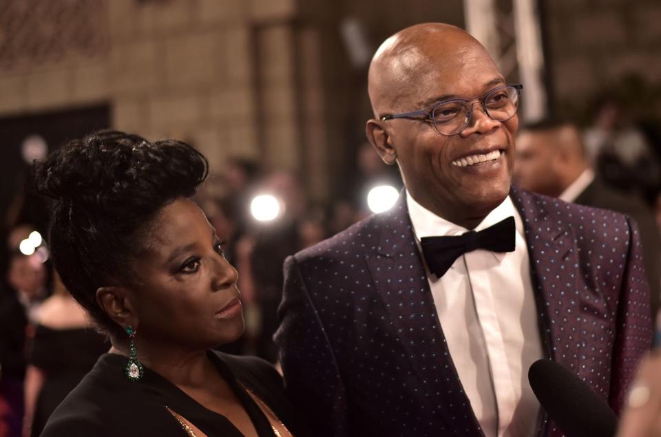 Samuel L. Jackson und LaTanya Richardson