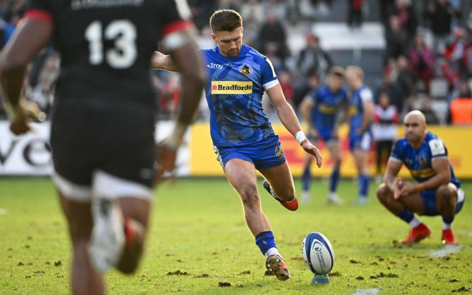 Henry Slade - Henry Slade underlines big-game mentality with winning kick against Toulon