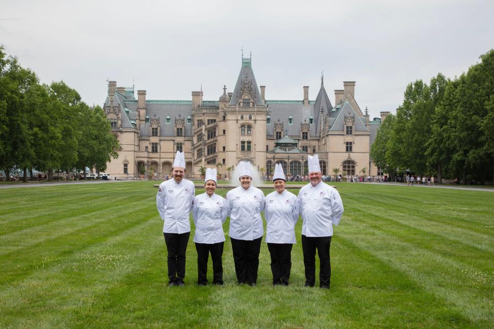 The 2023 A-B Tech student culinary team will compete in the American Culinary Federation national finals July 16-19, 2023. The trip is sponsored by Biltmore.