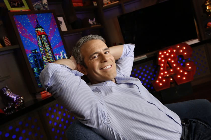 NEW YORK, NEW YORK--MARCH 21, 2017--Andy Cohen has his own show now on Bravo called Watch What happe