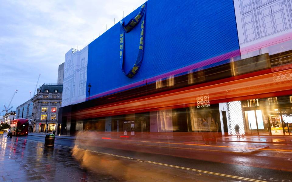 The three-storey site was once occupied by Topshop