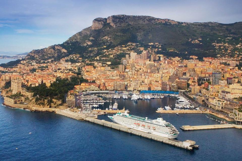 Crystal Symphony in Monte Carlo