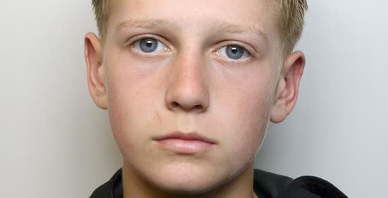 Kenton Knight, 14, will now spend Christmas behind bars after he was accused of showing a complete disregard for court orders. (SWNS)